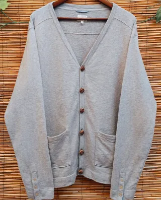 Cárdigan Gant Vintage Gris Talla XL