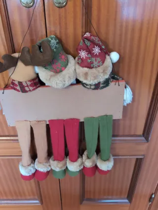 Adorno Navidad Feliz Navidad Tela