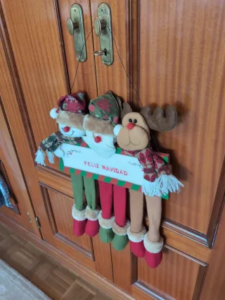 Adorno Navidad Feliz Navidad Tela
