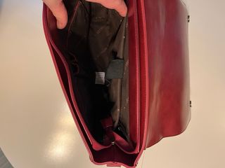 Bolso Cartera Roja para Portátil