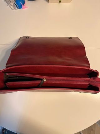 Bolso Cartera Roja para Portátil