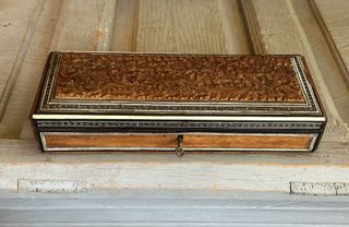 ANTIGUA CAJA VICTORIANA ANGLO-INDIA - SIGLO XIX