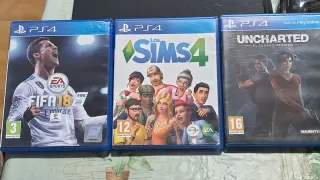 PS4 Pro 500GB + 6 Juegos, 2 Mandos y Auriculares