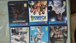 PS4 Pro 500GB + 6 Juegos, 2 Mandos y Auriculares