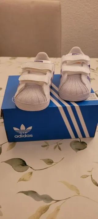 Zapatillas Adidas Niña Superstar CF I Morado