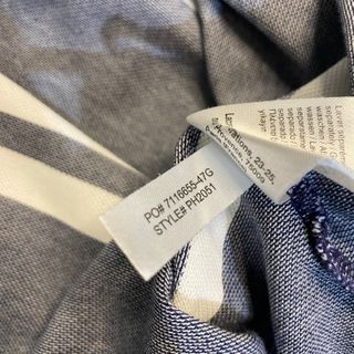 Polo Lacoste Rayas Gris y Azul