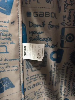 Maleta Grande Gabol Azul Nueva