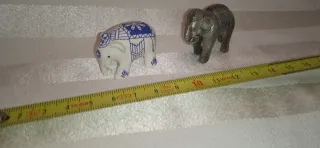 Elefanti in miniatura, decorazioni per case delle bambole