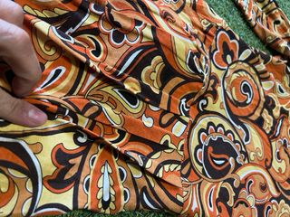 Vestido estampado manga larga