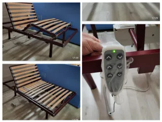 Cama articulada eléctrica con mando