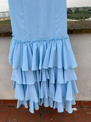 Vestido Flamenca Volantes super lijero poco peso