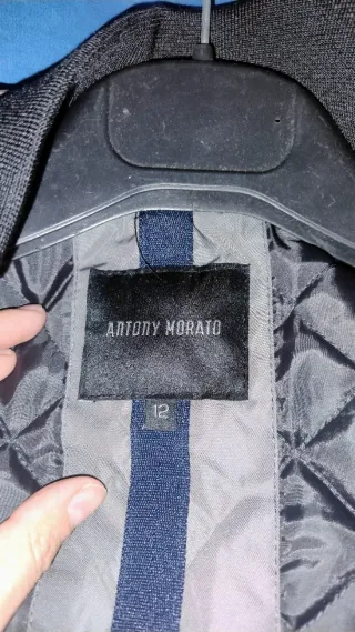 Giubbotto bambino grigio taglia 12 anni