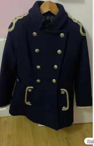 Abrigo Holly Preppy azul marino