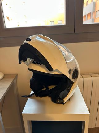 Casco de moto modular GIVI blanco talla M