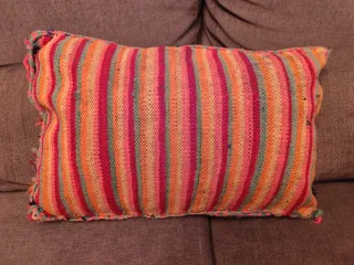 Cojín marroquí multicolor