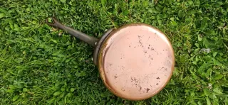 Cacerola de cobre macizo