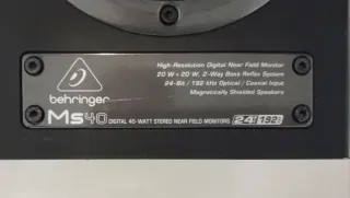 Altavoces Behringer MS40 Negros