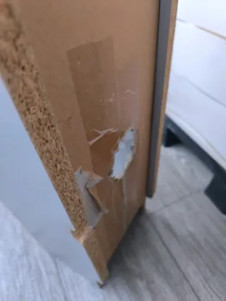 Estantería madera CD's Ikea Gris Plata