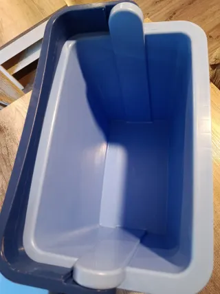 Nevera portátil azul