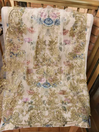 Manteletas Fallera Doradas