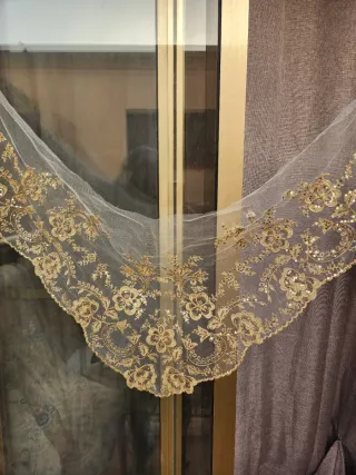 Manteletas Fallera Doradas