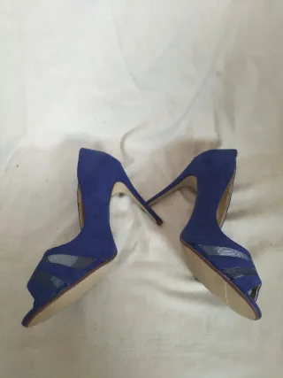 Zapatos de tacón azul N/40 Ideal
