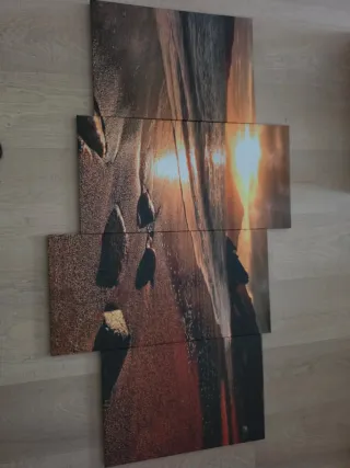 Quadro decorativo paesaggio su tela