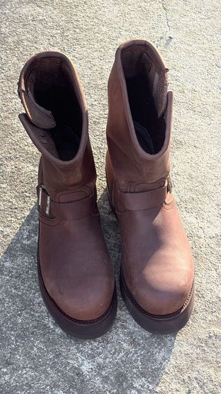 Botas de cuero marrones Sirius talla 39