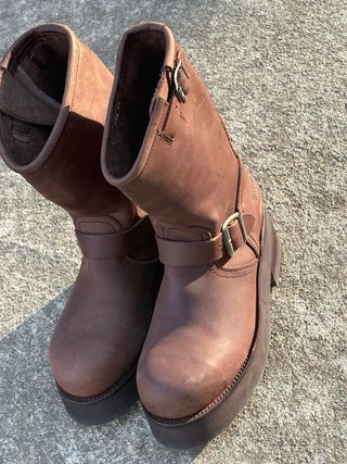 Botas de cuero marrones Sirius talla 39