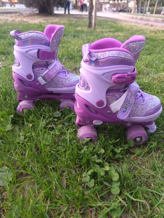 Patines Nattork Morados Niña talla 32 a 36