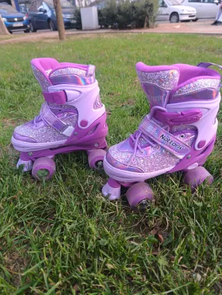 Patines Nattork Morados Niña talla 32 a 36