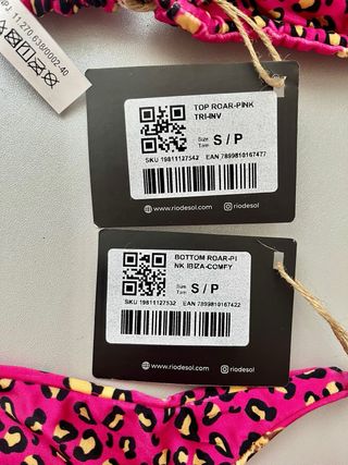 Bikini Rio de Sol estampado leopardo fucsia