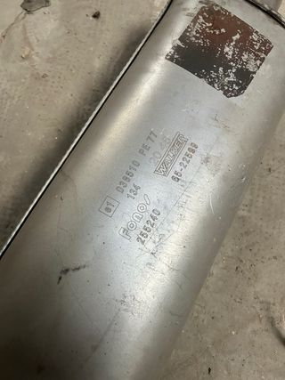 Tubo de escape peugeot 206 GTI
