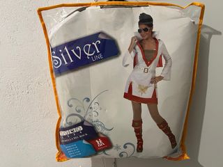 Disfraz Rock Star Silver Line Talla M