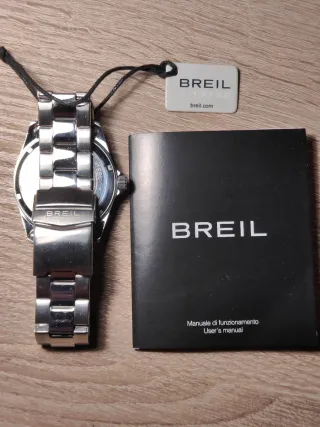 Reloj Breil Plata y Blanco