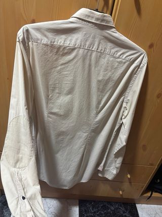 Camisa Zara Hombre Talla M Beige