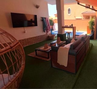 Conjunto Terraza Ratán y Madera