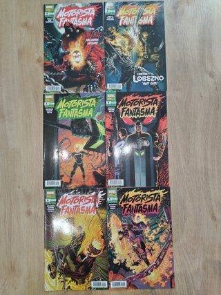 Pack 6 comics de Motorista fantasma