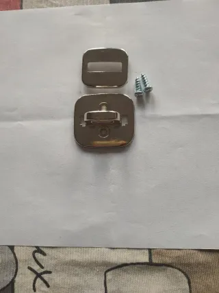 Placa base anclaje seguridad + tornillos