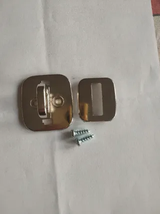 Placa base anclaje seguridad + tornillos