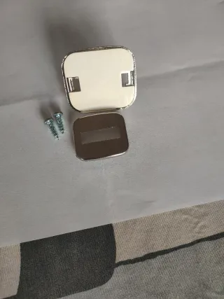 Placa base anclaje seguridad + tornillos