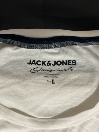 Camiseta Jack & Jones Blanca Talla L