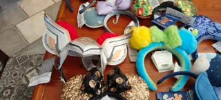 Lotto 9 Orecchie Topolino Disney Originali