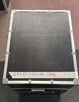 Baúl transporte aluminio 69x54x66cm