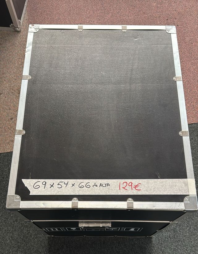 Baúl transporte aluminio 69x54x66cm