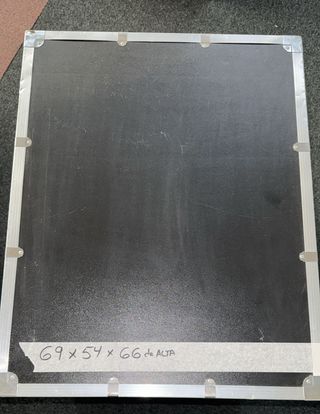 Baúl transporte aluminio 69x54x66cm