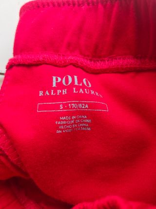 Pantalón Ralph Lauren Rojo