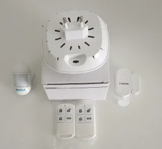 Kit Alarma Alertas Robos con Sirena enchufable 220