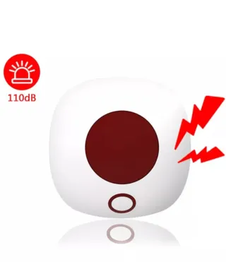 Kit Alarma Alertas Robos con Sirena enchufable 220