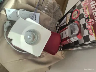 Máquina de Palomitas Ariete Retro Roja